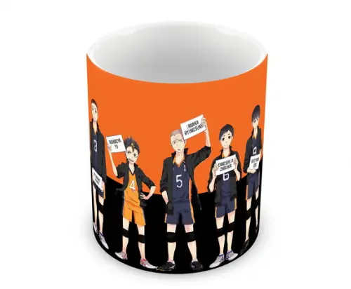 Caneca Polímero Haikyuu Personalizada