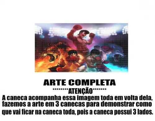 Caneca Polímero Hajime no Ippo Personalizada