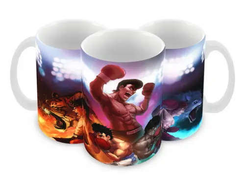 Caneca Polímero Hajime no Ippo Personalizada