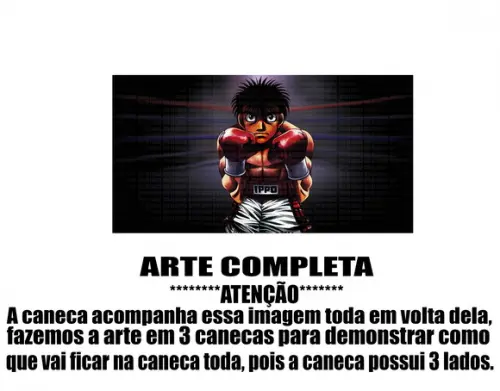 Caneca Polímero Hajime no Ippo Personalizada