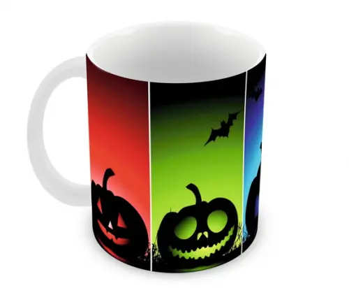 Caneca Polímero Halloween Personalizada