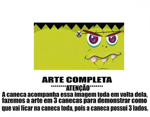 Caneca Polímero Halloween Personalizada