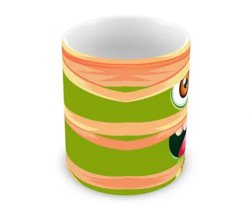 Caneca Polímero Halloween Personalizada