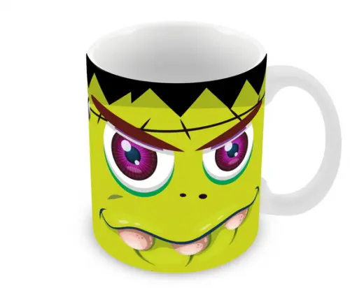 Caneca Polímero Halloween Personalizada