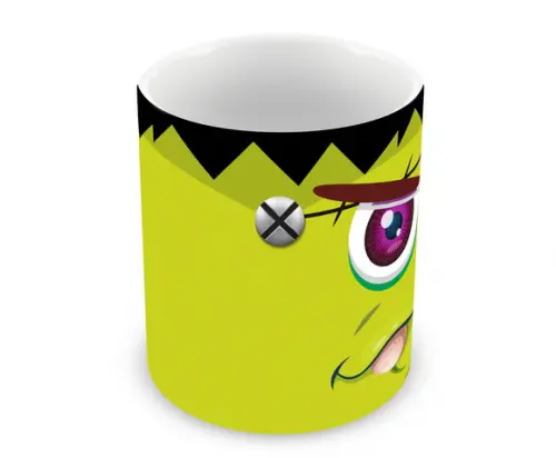 Caneca Polímero Halloween Personalizada