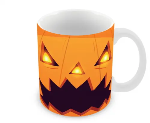 Caneca Polímero Halloween Personalizada