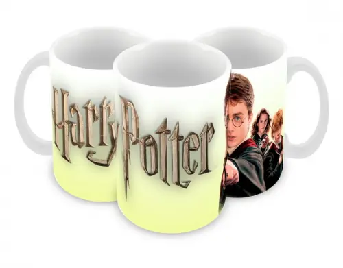 Caneca Polímero Harry Potter Personalizada