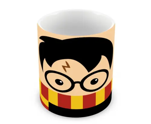 Caneca Polímero Harry Potter Personalizada