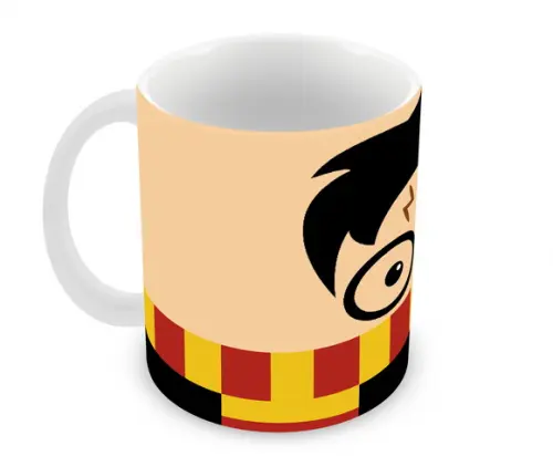 Caneca Polímero Harry Potter Personalizada
