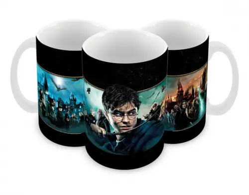 Caneca Polímero Harry Potter Personalizada