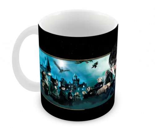 Caneca Polímero Harry Potter Personalizada