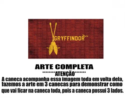 Caneca Polímero Harry Potter Personalizada
