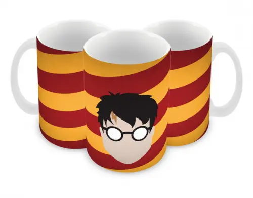Caneca Polímero Harry Potter Personalizada