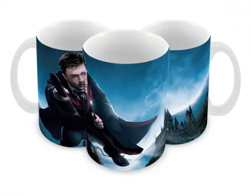 Caneca Polímero Harry Potter Personalizada