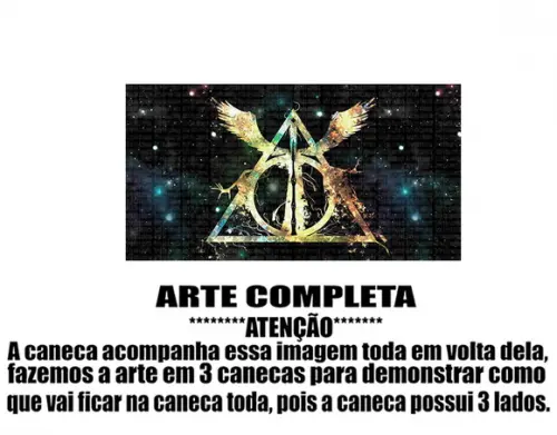 Caneca Polímero Harry Potter Personalizada