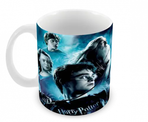 Caneca Polímero Harry Potter Personalizada