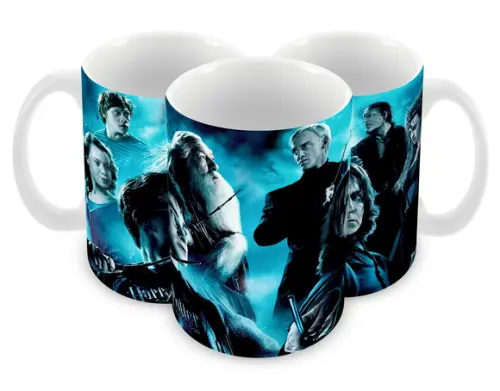 Caneca Polímero Harry Potter Personalizada