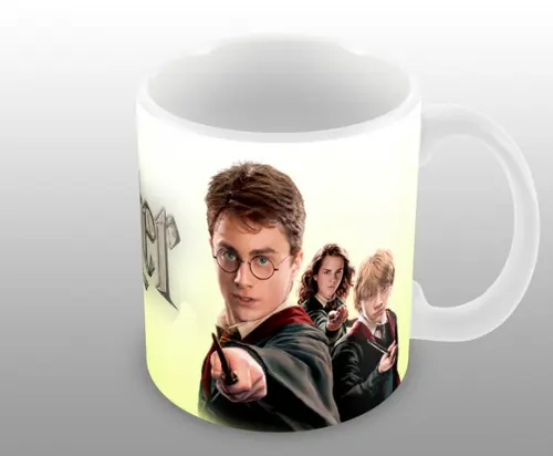 Caneca Polímero Harry Potter Personalizada