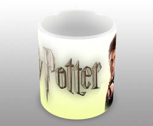 Caneca Polímero Harry Potter Personalizada