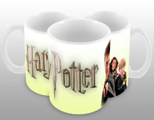 Caneca Polímero Harry Potter Personalizada