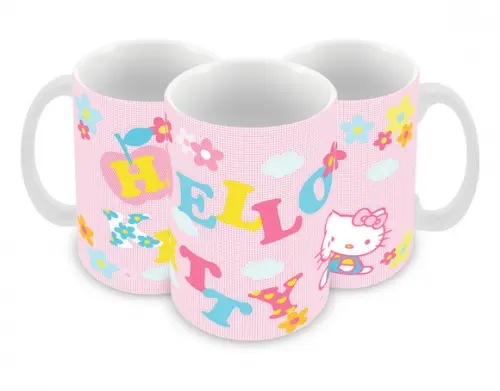 Caneca Polímero Hello Kitty Personalizada