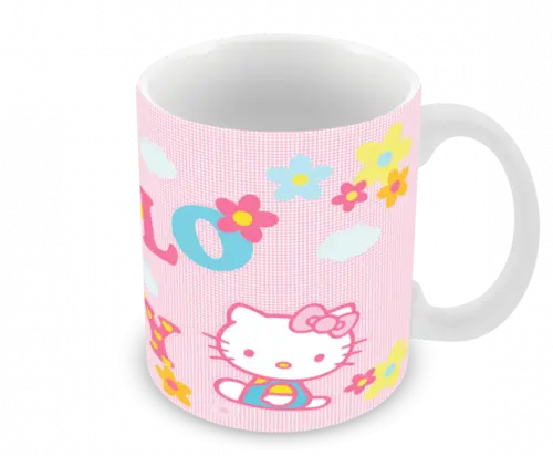 Caneca Polímero Hello Kitty Personalizada