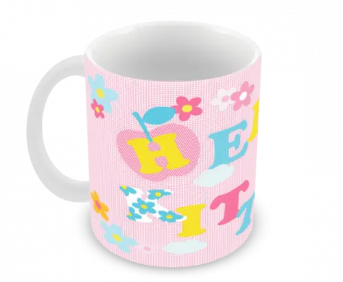 Caneca Polímero Hello Kitty Personalizada