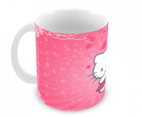 Caneca Polímero Hello Kitty Personalizada