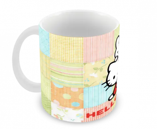 Caneca Polímero Hello Kitty Personalizada