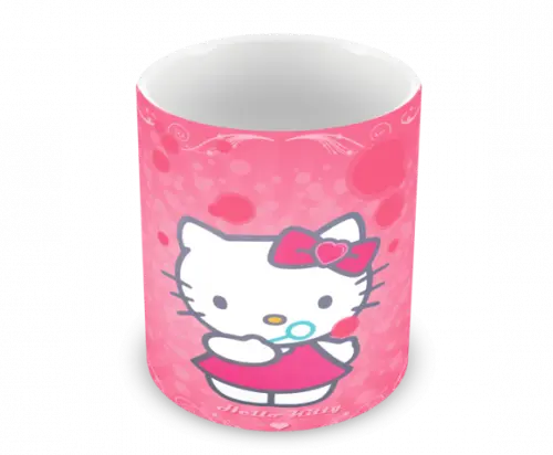 Caneca Polímero Hello Kitty Personalizada