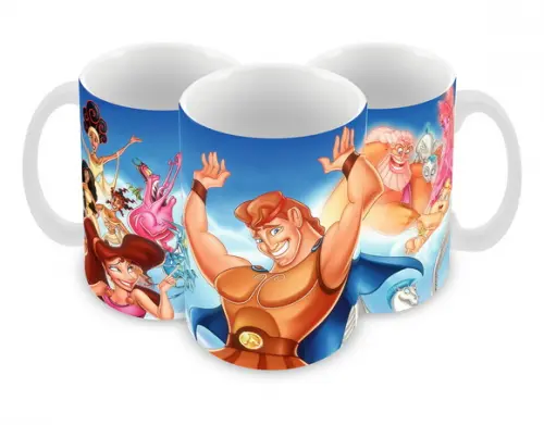 Caneca Polímero Hércules Disney Personalizada