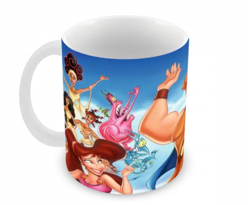 Caneca Polímero Hércules Disney Personalizada