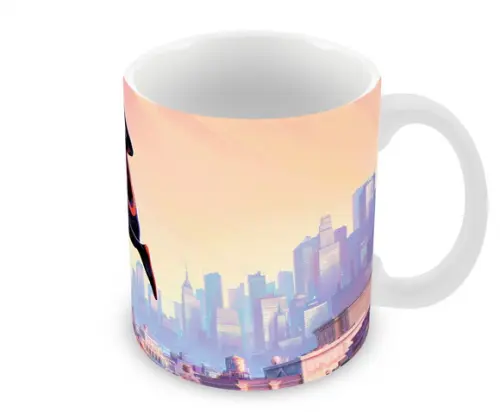 Caneca Polímero Homem Aranha Através do Aranhaverso