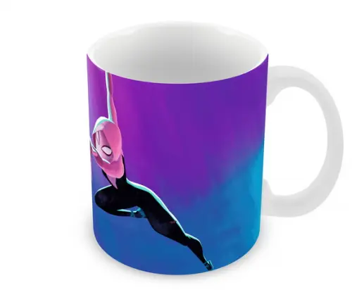 Caneca Polímero Homem Aranha Através do Aranhaverso