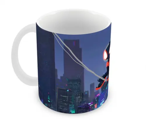 Caneca Polímero Homem Aranha Através do Aranhaverso