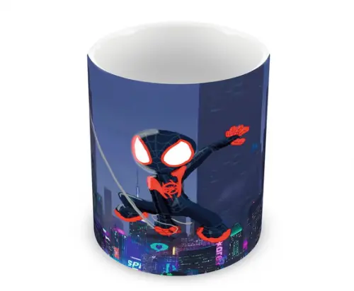 Caneca Polímero Homem Aranha Através do Aranhaverso