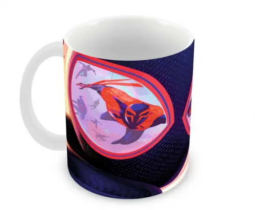 Caneca Polímero Homem Aranha Através do Aranhaverso