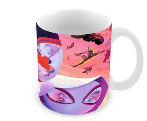 Caneca Polímero Homem Aranha Através do Aranhaverso