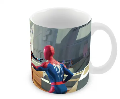 Caneca Polímero Homem Aranha Através do Aranhaverso