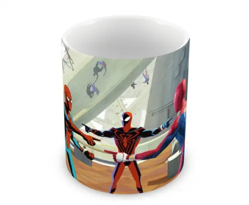 Caneca Polímero Homem Aranha Através do Aranhaverso