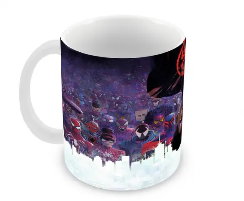 Caneca Polímero Homem Aranha Através do Aranhaverso