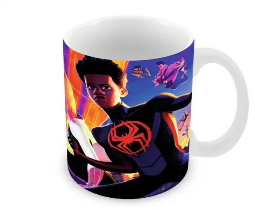 Caneca Polímero Homem Aranha Através do Aranhaverso