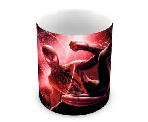 Caneca Polímero Homem Aranha Miles Morales Personalizada