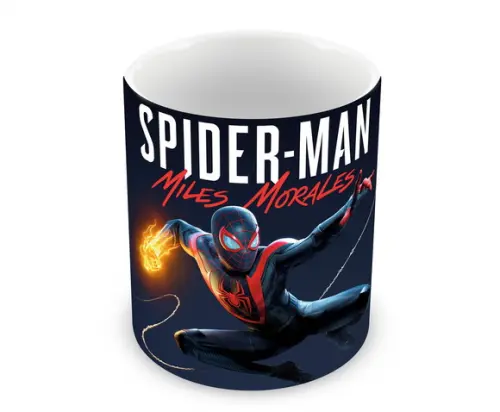 Caneca Polímero Homem Aranha Miles Morales Personalizada