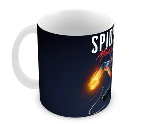 Caneca Polímero Homem Aranha Miles Morales Personalizada