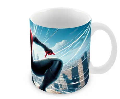 Caneca Polímero Homem Aranha Miles Morales Personalizada