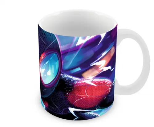 Caneca Polímero Homem Aranha Miles Morales Personalizada