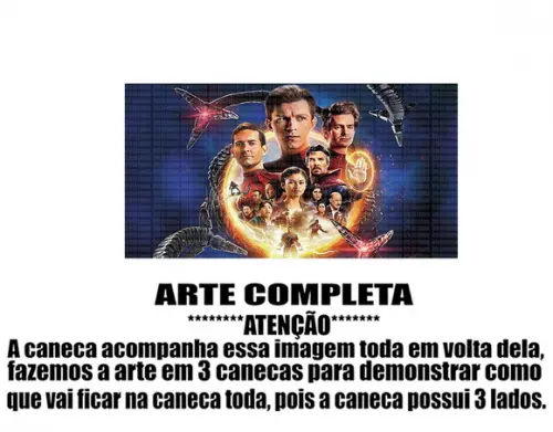 Caneca Polímero Homem Aranha Personalizada