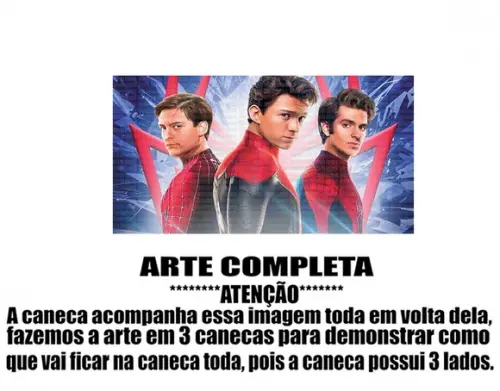 Caneca Polímero Homem Aranha Personalizada