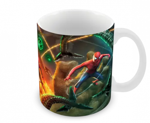 Caneca Polímero Homem Aranha Personalizada